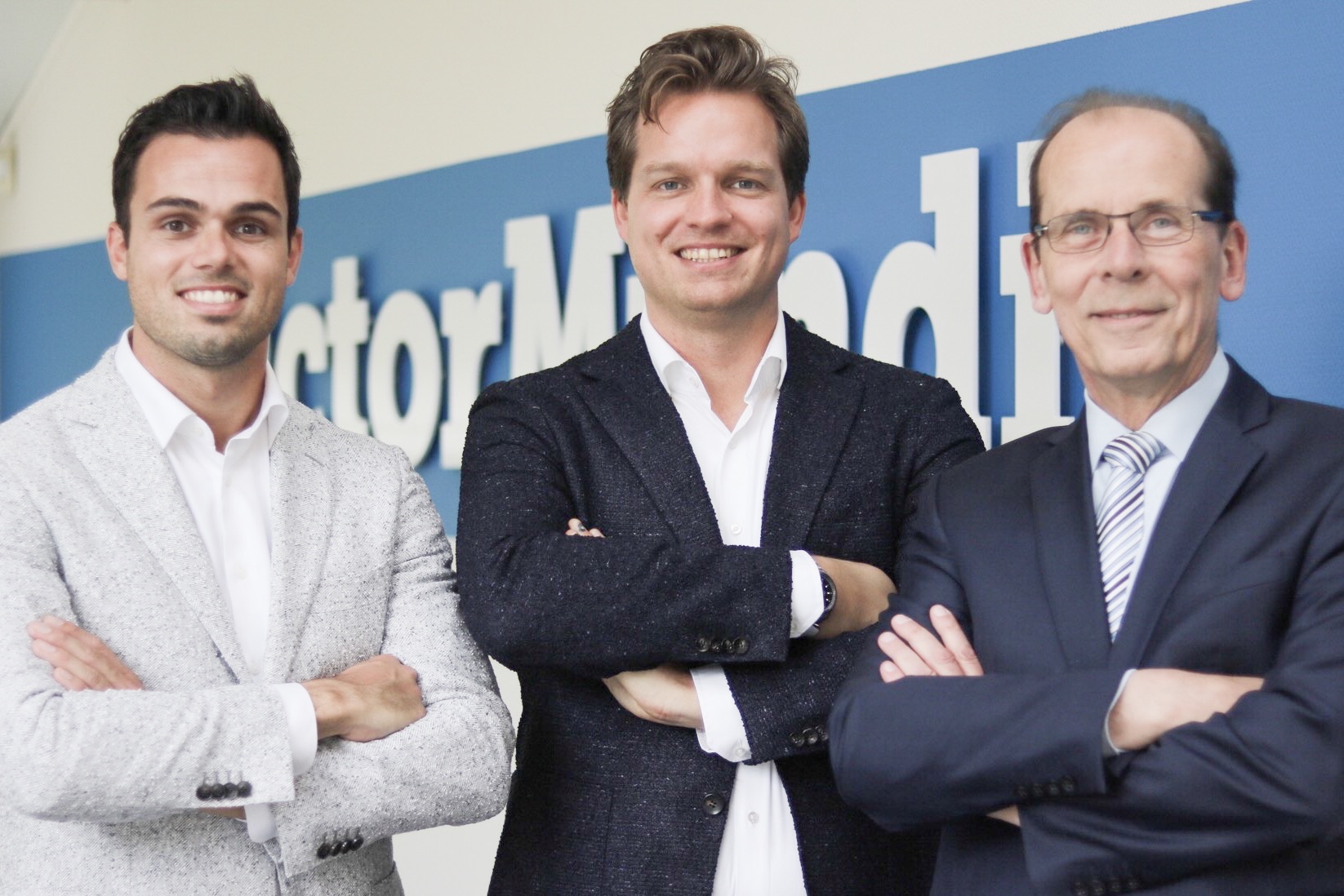 VictorMundi founders marking the 2019 sale of three national initiatives